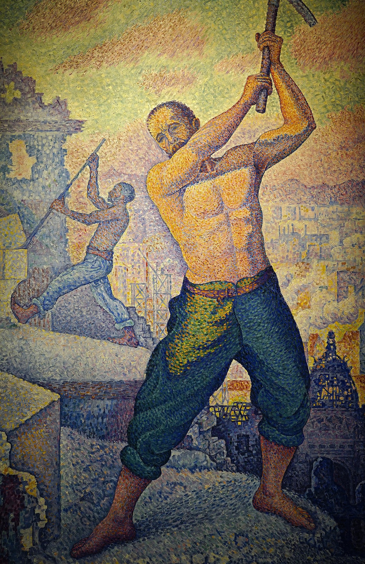 Laboring